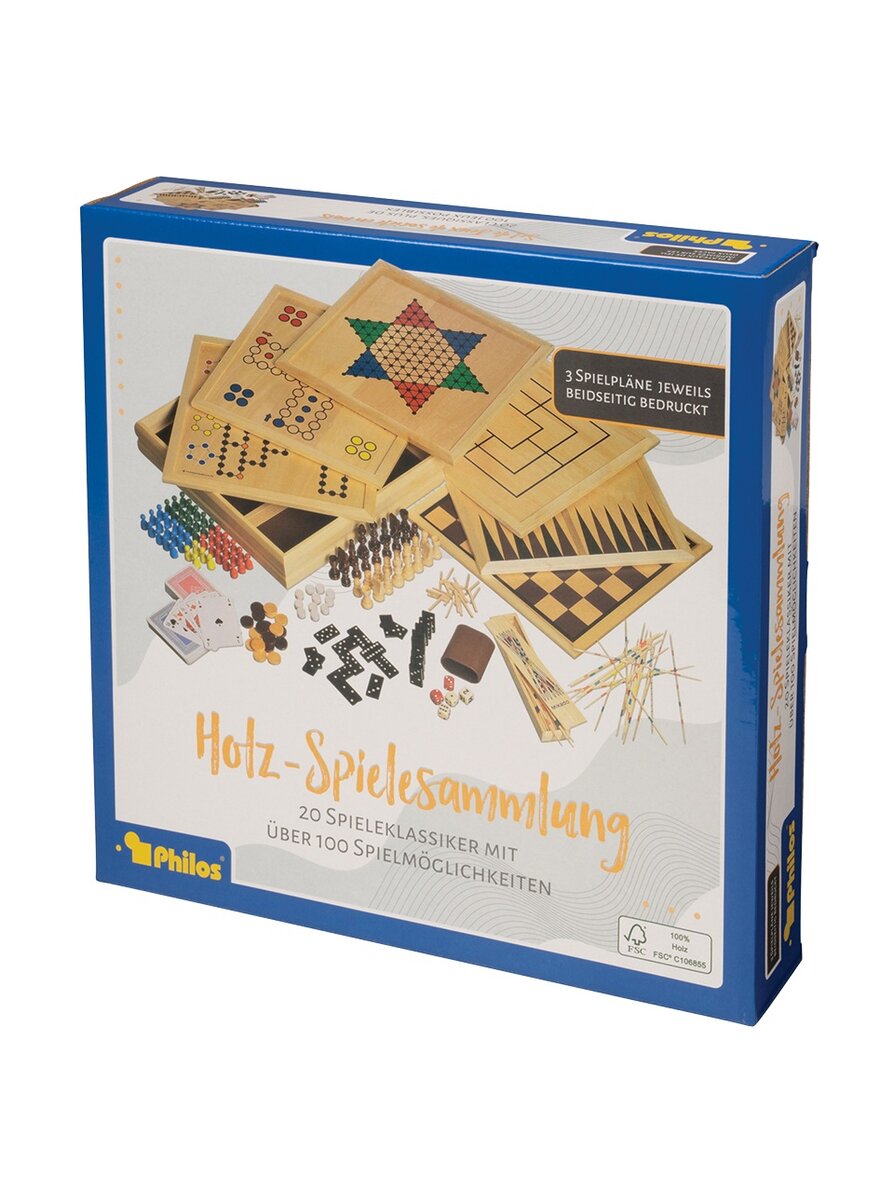 Auf diesem Bild sehen Sie das Produktbild 2 fr SPIELESAMMLUNG AUS HOLZ