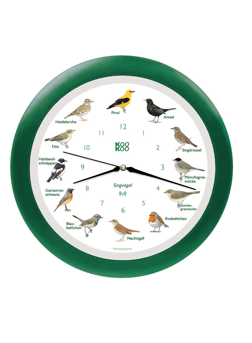 Auf diesem Bild sehen Sie das Produktbild 1 fr SINGVOGELUHR MIT FUNK