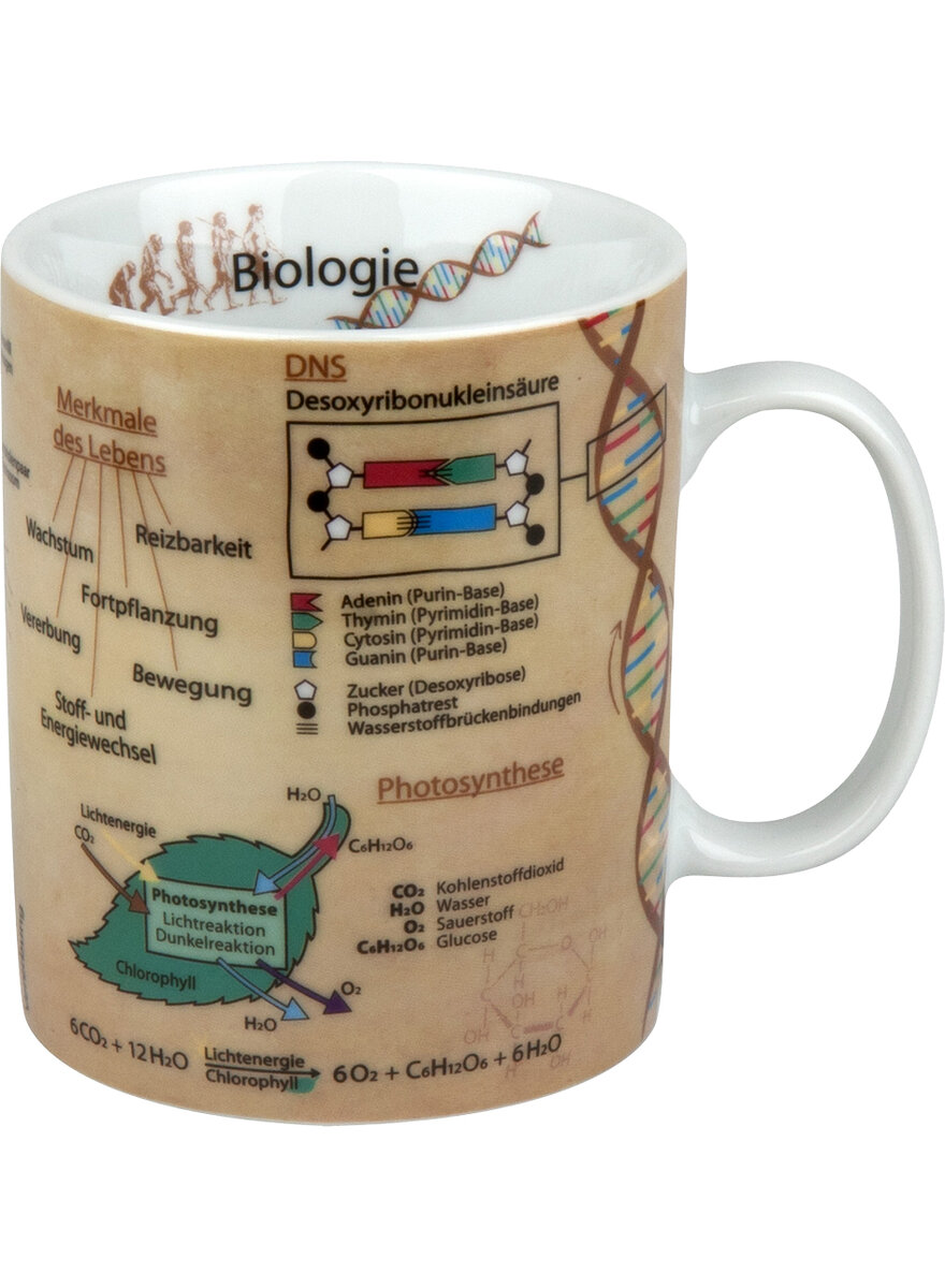 PORZELLAN-BECHER BIOLOGIE