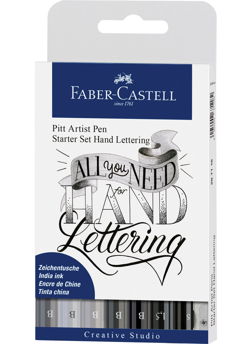 HANDLETTERING STARTER-SET PITT ARTIST TUSCHESTIFTE