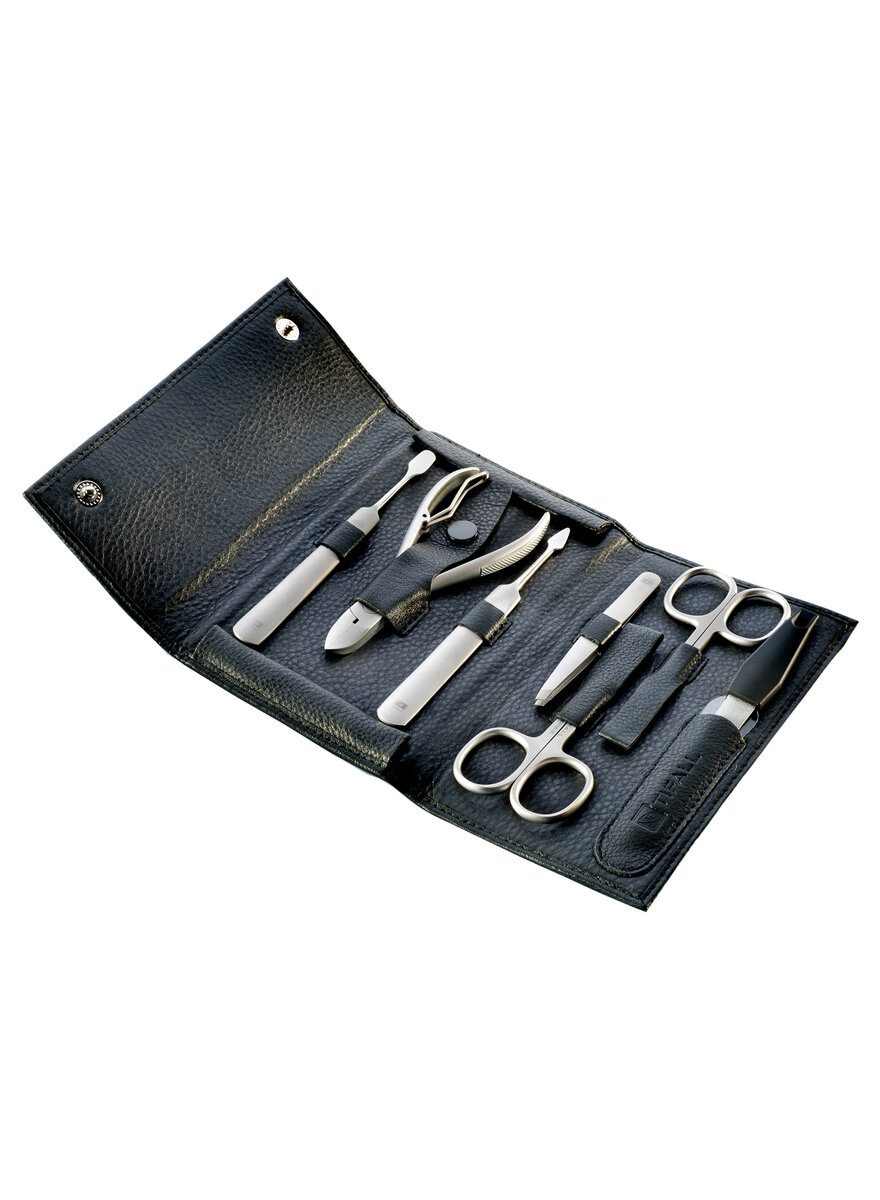 Auf diesem Bild sehen Sie das Produktbild 1 fr MANIKRE-SET IM ECHTLEDER-ETUI