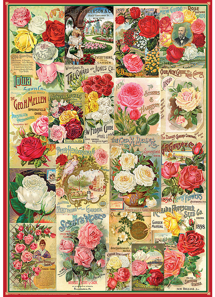 PUZZLE ROSEN-SAATGUTKATALOG 1000 TEILE Bild 2