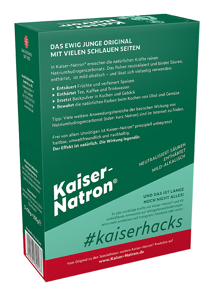 Auf diesem Bild sehen Sie das Produktbild 2 fr KAISER-NATRON PULVER