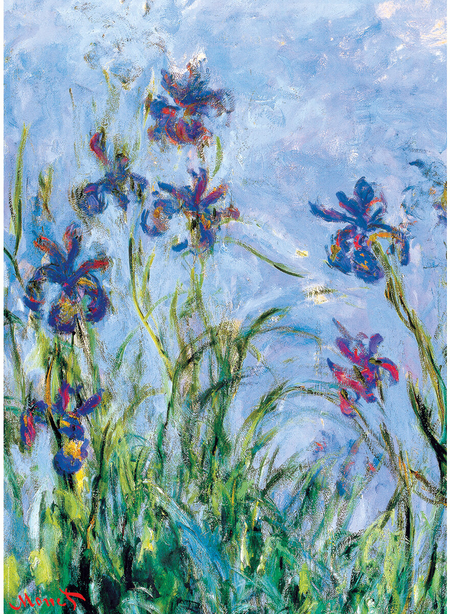 Auf diesem Bild sehen Sie das Produktbild 2 fr PUZZLE CLAUDE MONET: SCHWERT- LILIEN - 1000 TEILE