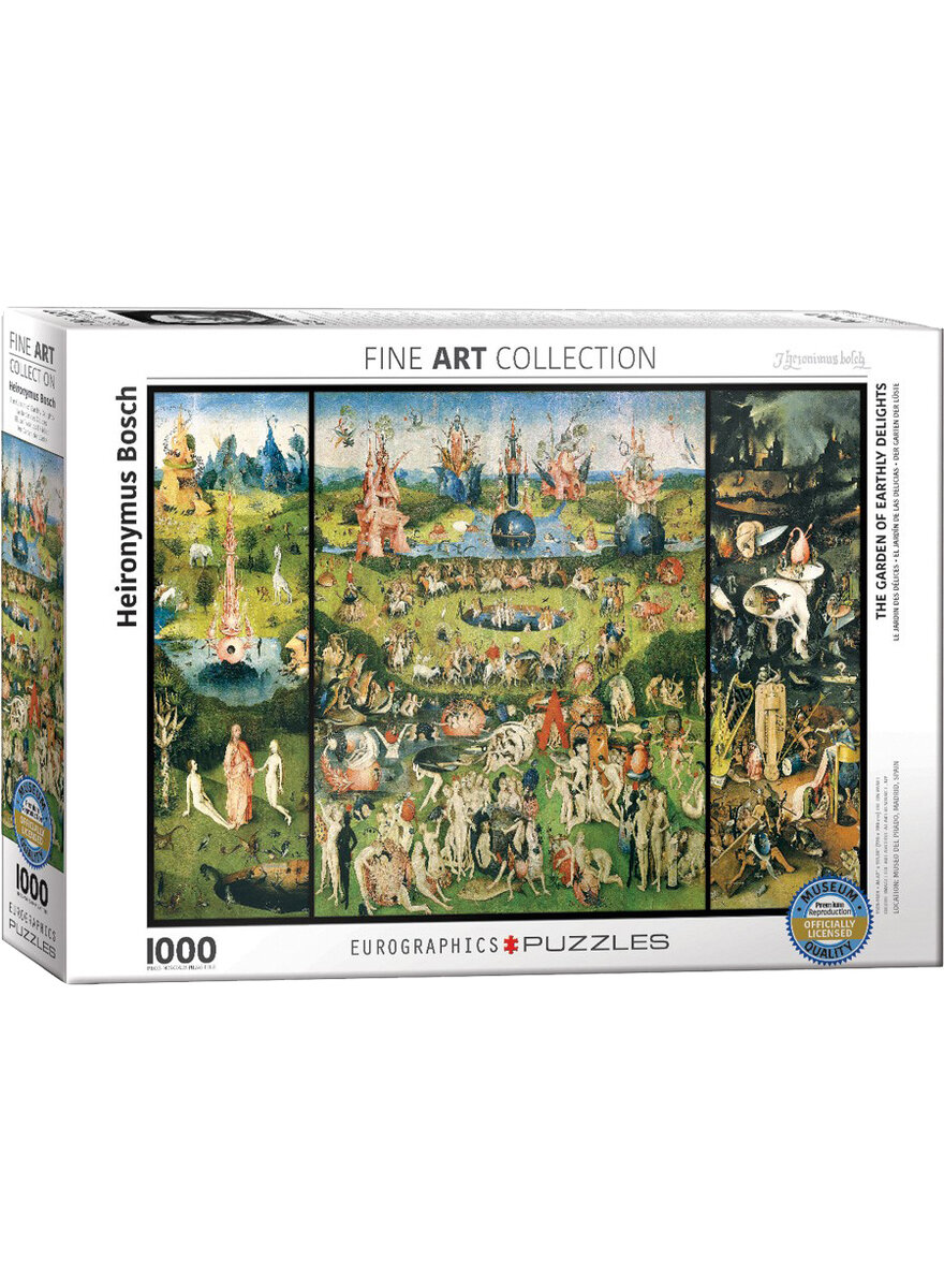 PUZZLE HIERONYMUS BOSCH: DER GARTEN DER LSTE - 1000 TEILE