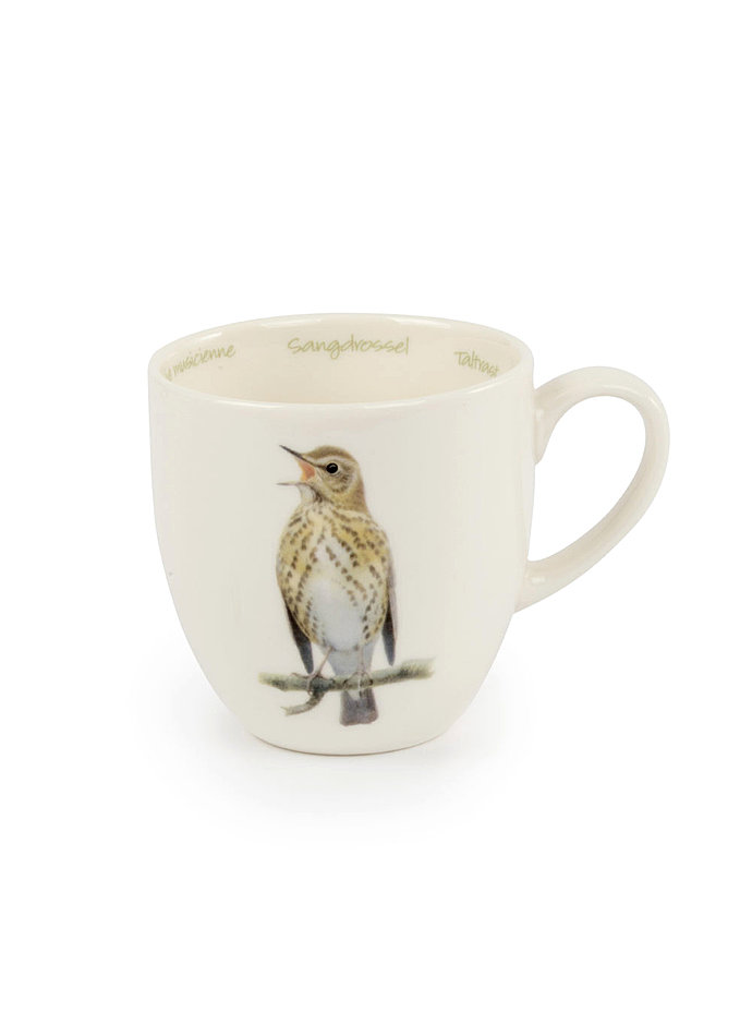 Auf diesem Bild sehen Sie das Produktbild 1 fr VOGELTASSE SINGDROSSEL - ELWIN VAN DER KOLK