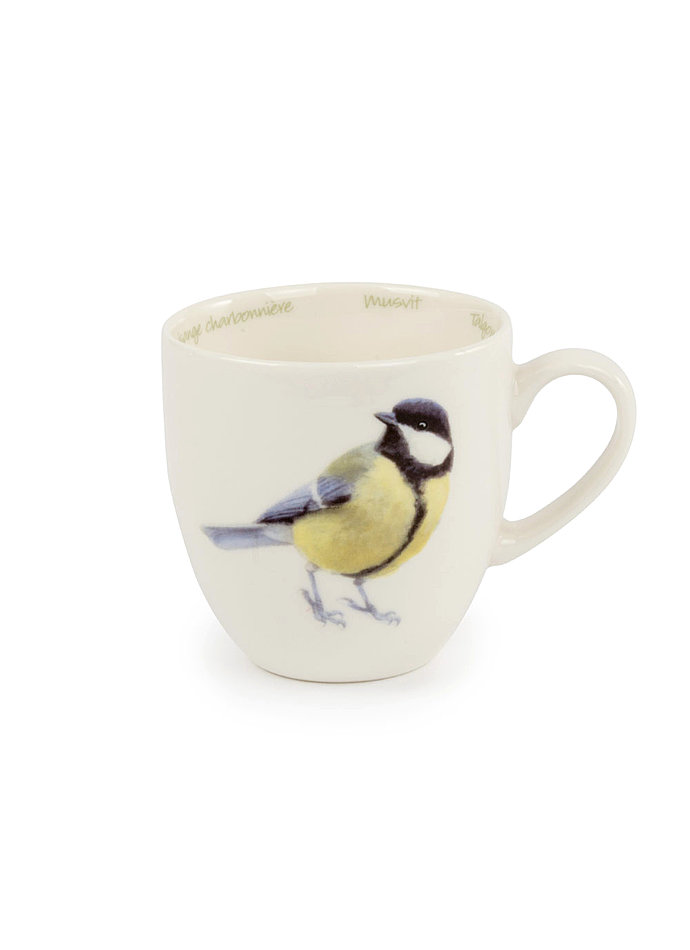 Auf diesem Bild sehen Sie das Produktbild 1 fr VOGELTASSE KOHLMEISE - ELWIN VAN DER KOLK