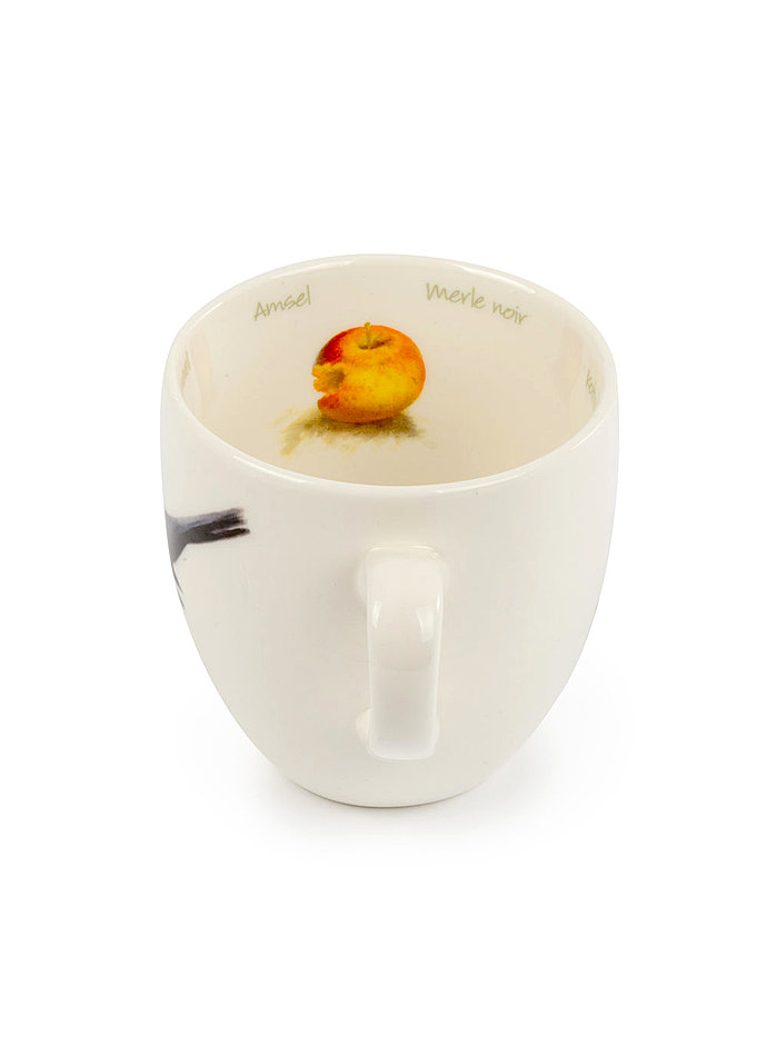 Auf diesem Bild sehen Sie das Produktbild 3 fr VOGELTASSE AMSEL - ELWIN VAN DER KOLK