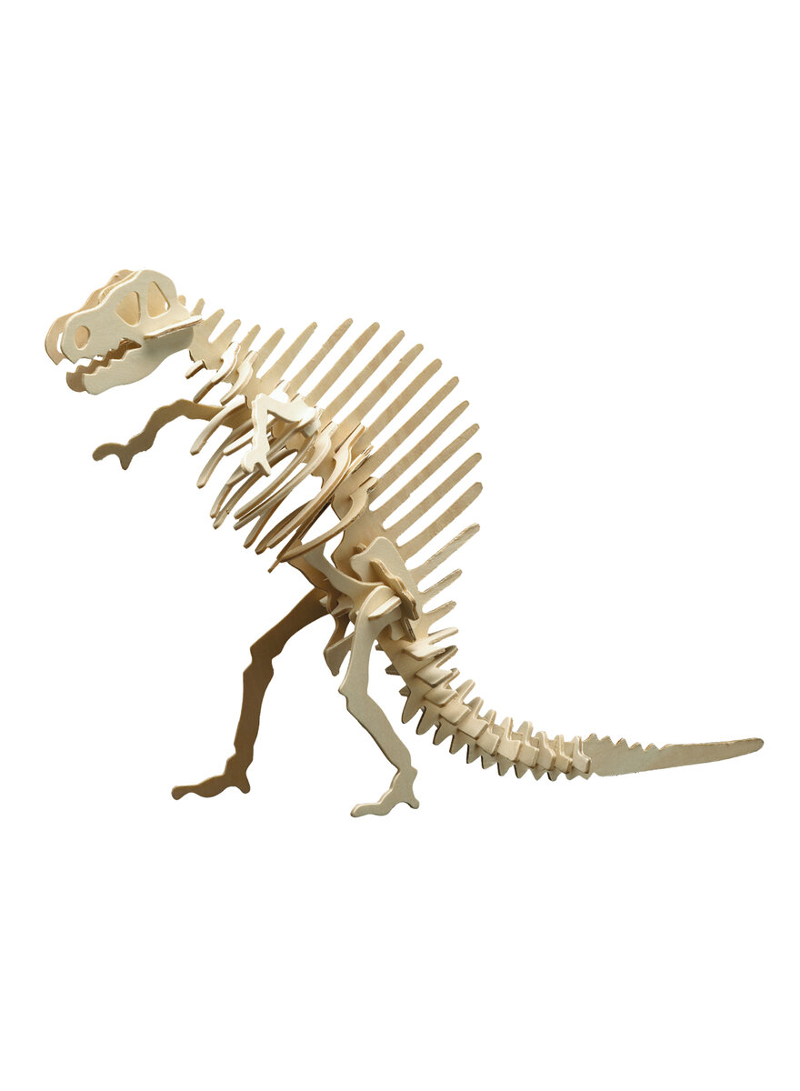Auf diesem Bild sehen Sie das Produktbild 3 fr 3 HOLZBAUSTZE DINOSAURIER IM SET
