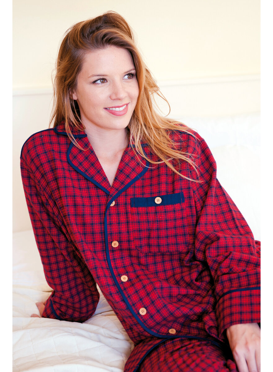 FLANELL-PYJAMA GR. S