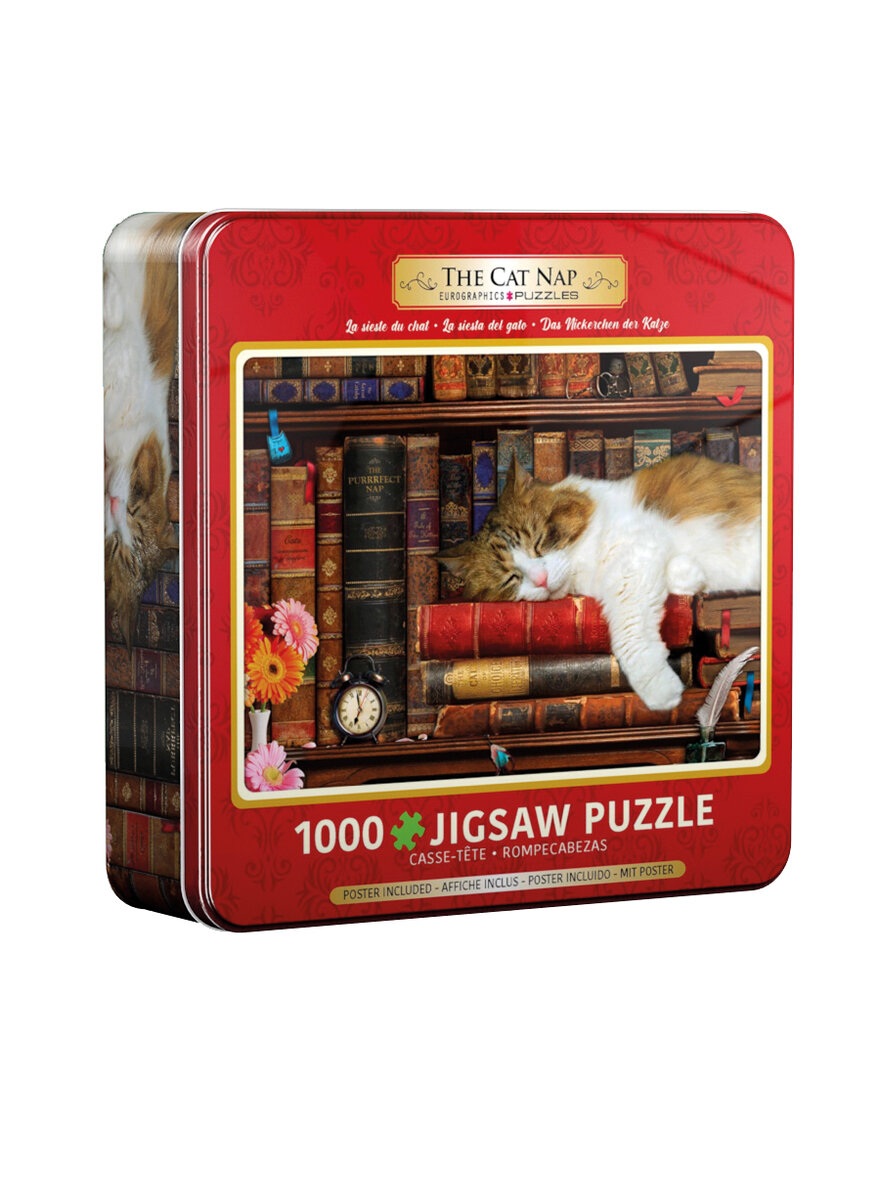 PUZZLE DAS NICKERCHEN DER KATZE - 1000 TEILE