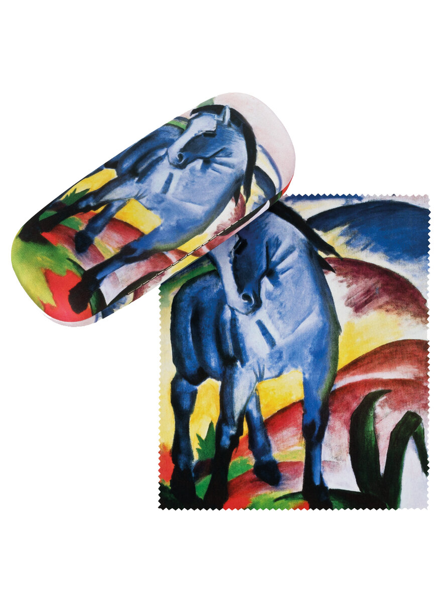 Auf diesem Bild sehen Sie das Produktbild 2 fr BRILLENETUI FRANZ MARC BLAUES PFERD
