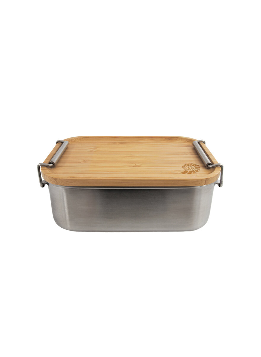 LUNCHBOX BAMBOO-CLIP EDELSTAHL 1,2 L