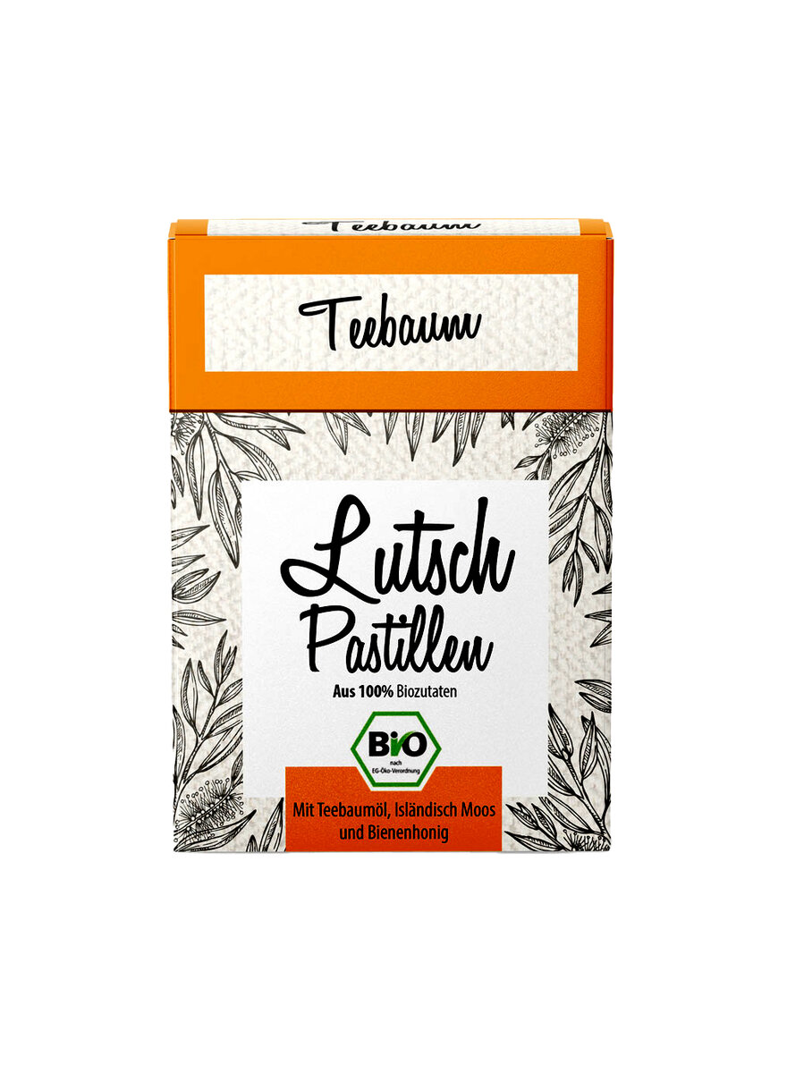 Auf diesem Bild sehen Sie das Produktbild 1 fr BIO-TEEBAUM-LUTSCHPASTILLEN