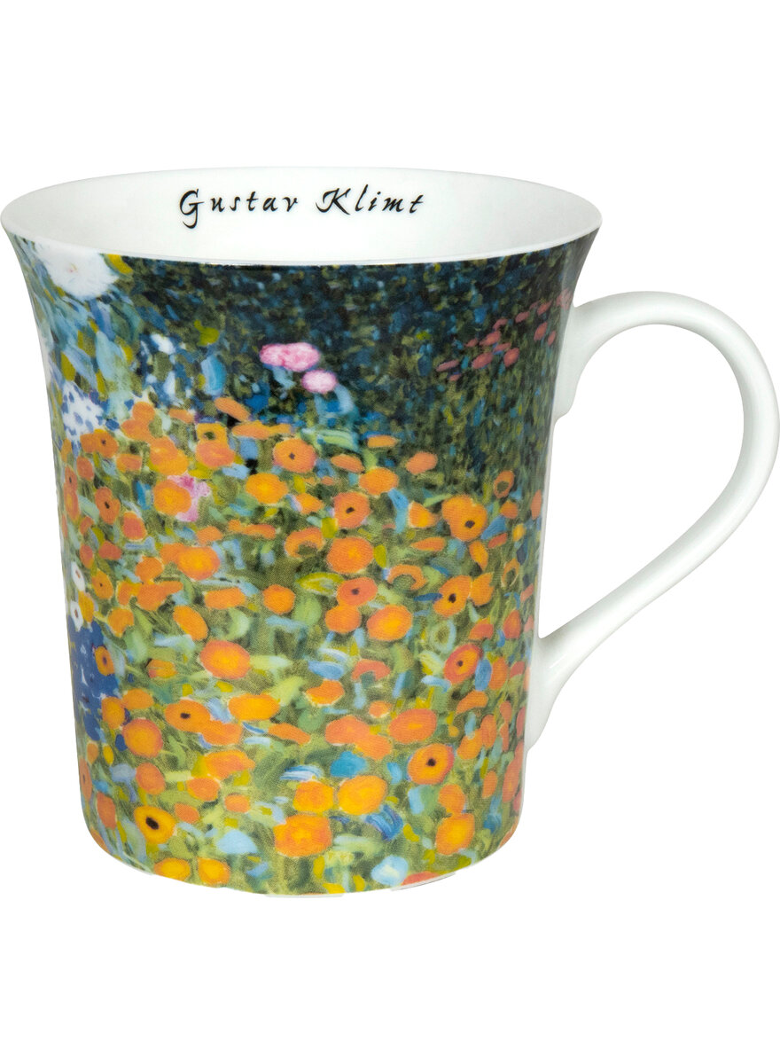 Auf diesem Bild sehen Sie das Produktbild 1 fr PORZELLANBECHER KLIMT LES FLEURS