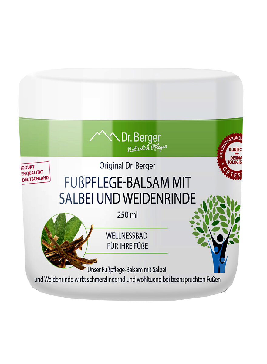 FUPFLEGEBALSAM MIT SALBEI UND WEIDENRINDE 250 ML