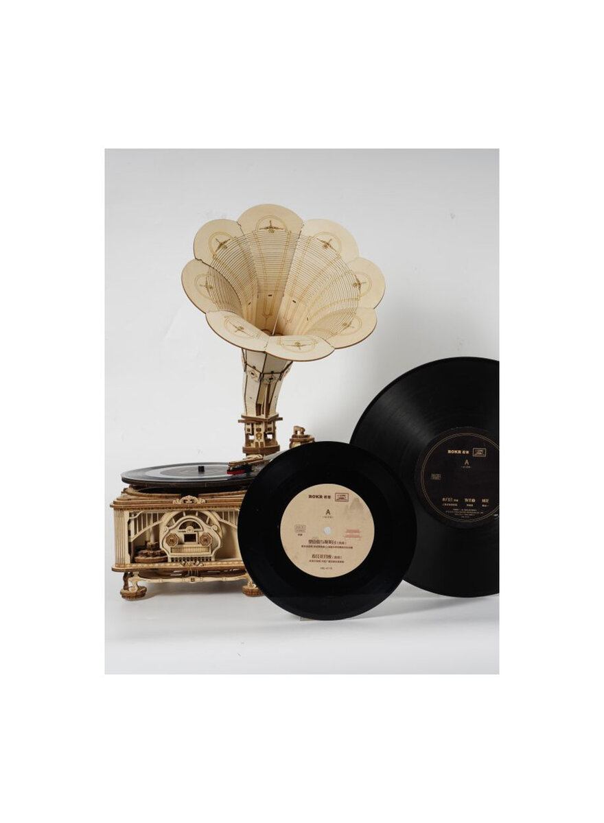 BAUSATZ KLASSISCHES GRAMMOPHON Bild 5