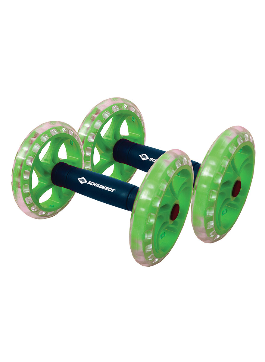 BAUCHMUSKEL-TRAININGSROLLEN DUAL CORE WHEELS