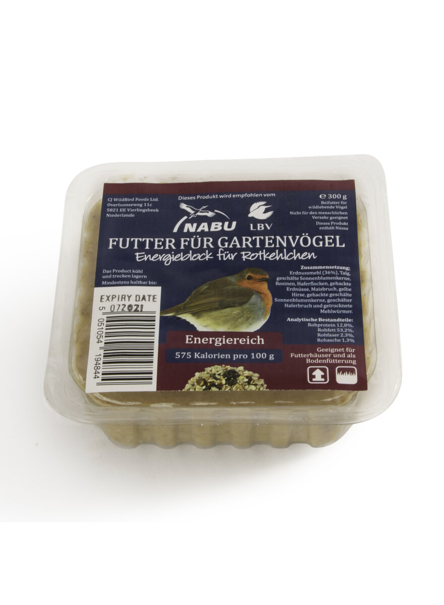 Auf diesem Bild sehen Sie das Produktbild 2 fr ENERGIEBLOCK FR ROTKEHLCHEN 300 G