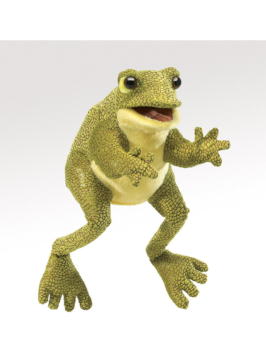 HANDPUPPE LUSTIGER FROSCH Bild 2