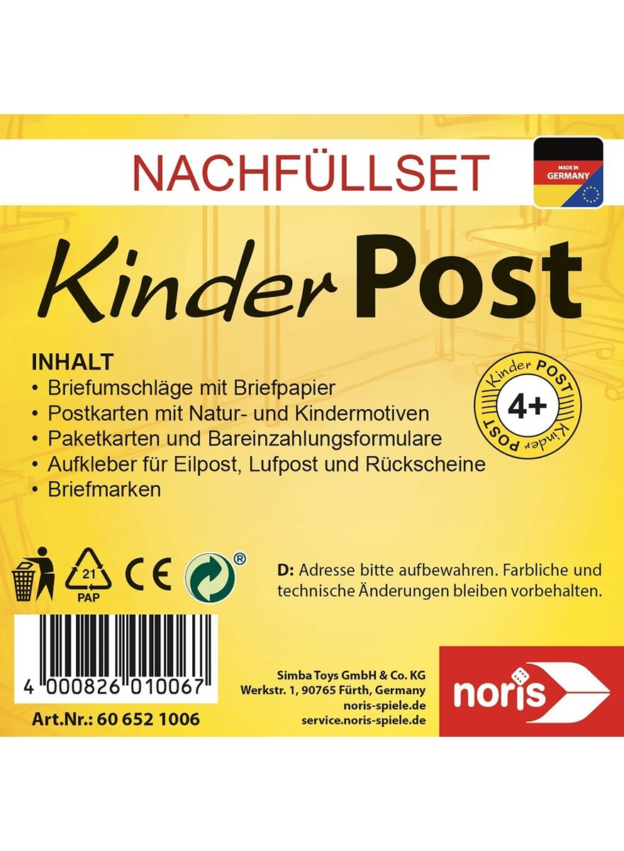 NACHFLLSET FR KINDERPOST Bild 3