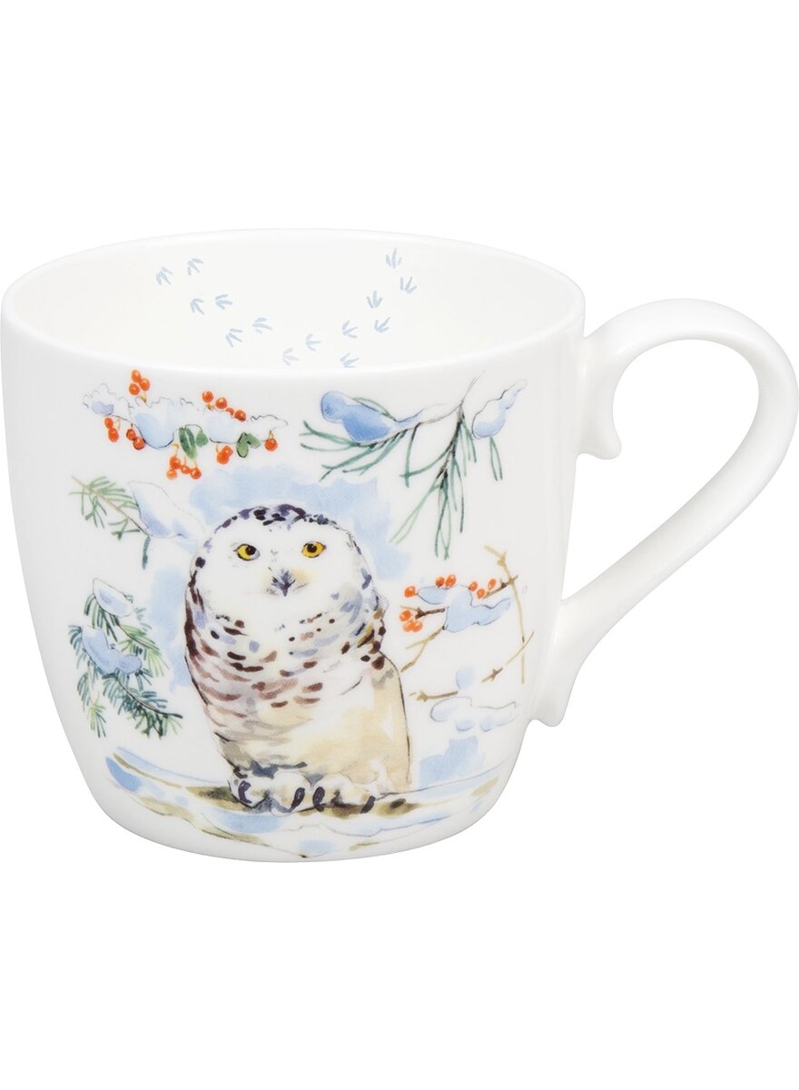 Auf diesem Bild sehen Sie das Produktbild 1 fr PORZELLANBECHER WINTEREULE