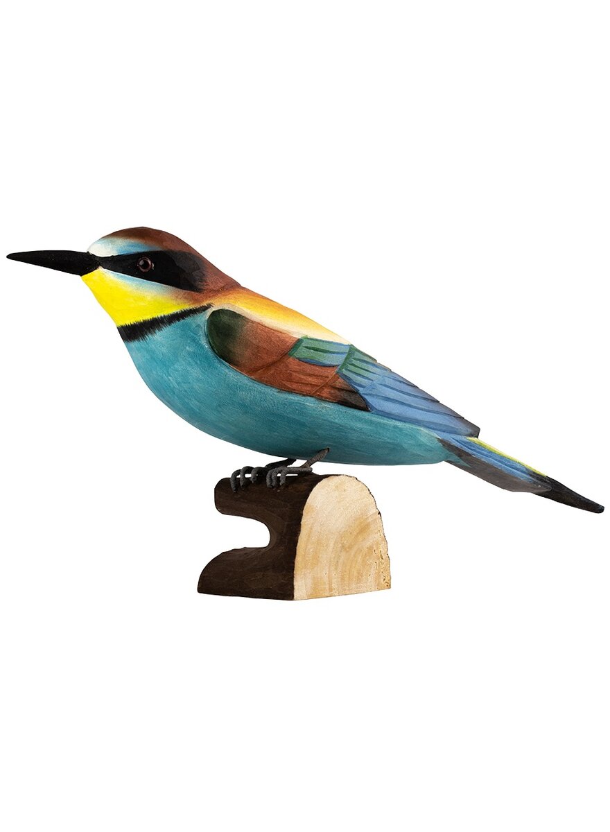 DECOBIRD BIENENFRESSER - HAND- GESCHNITZTER VOGEL AUS HOLZ