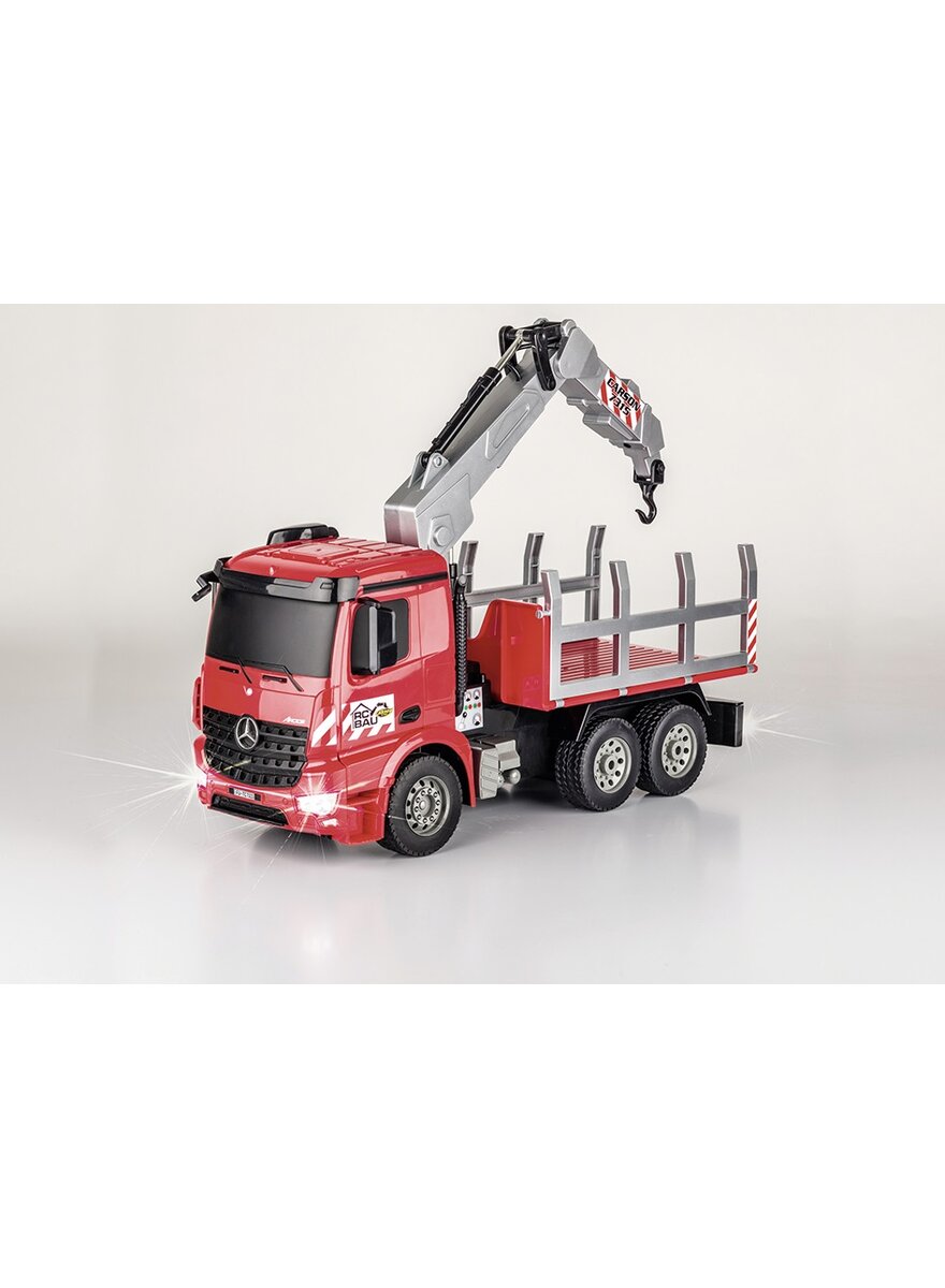 Auf diesem Bild sehen Sie das Produktbild 2 fr LKW MB AROCS HOLZTRANSPORTER 1:20 - FUNKFERNGESTEUERT