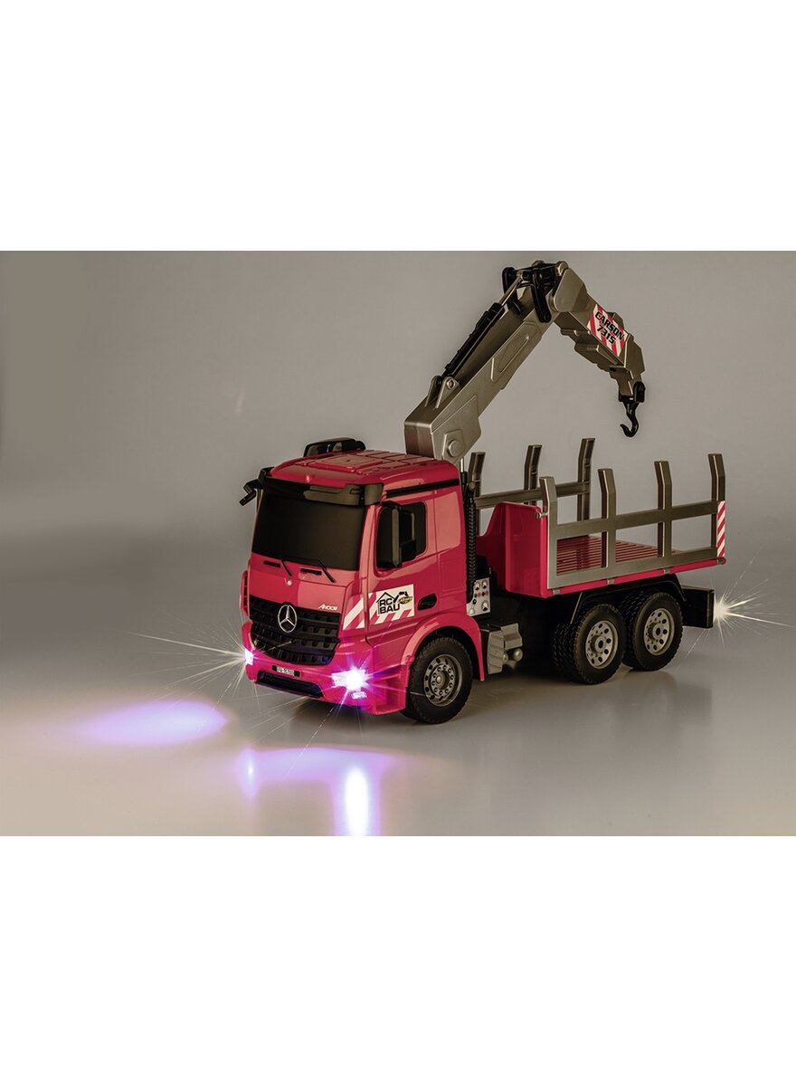 Auf diesem Bild sehen Sie das Produktbild 4 fr LKW MB AROCS HOLZTRANSPORTER 1:20 - FUNKFERNGESTEUERT