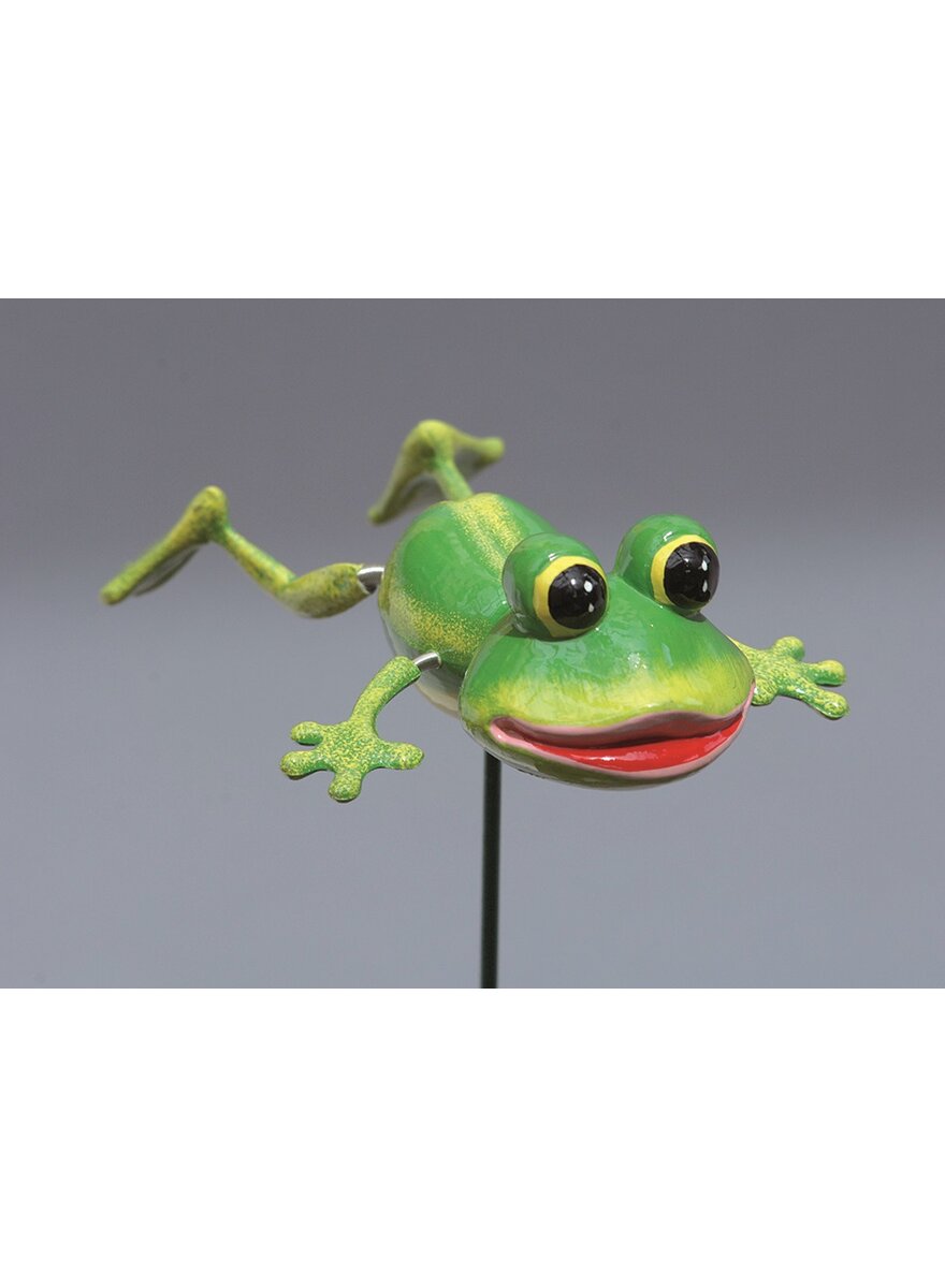 Auf diesem Bild sehen Sie das Produktbild 1 fr BLUMENKASTEN-STECKER TAUCHEND- ER FROSCH