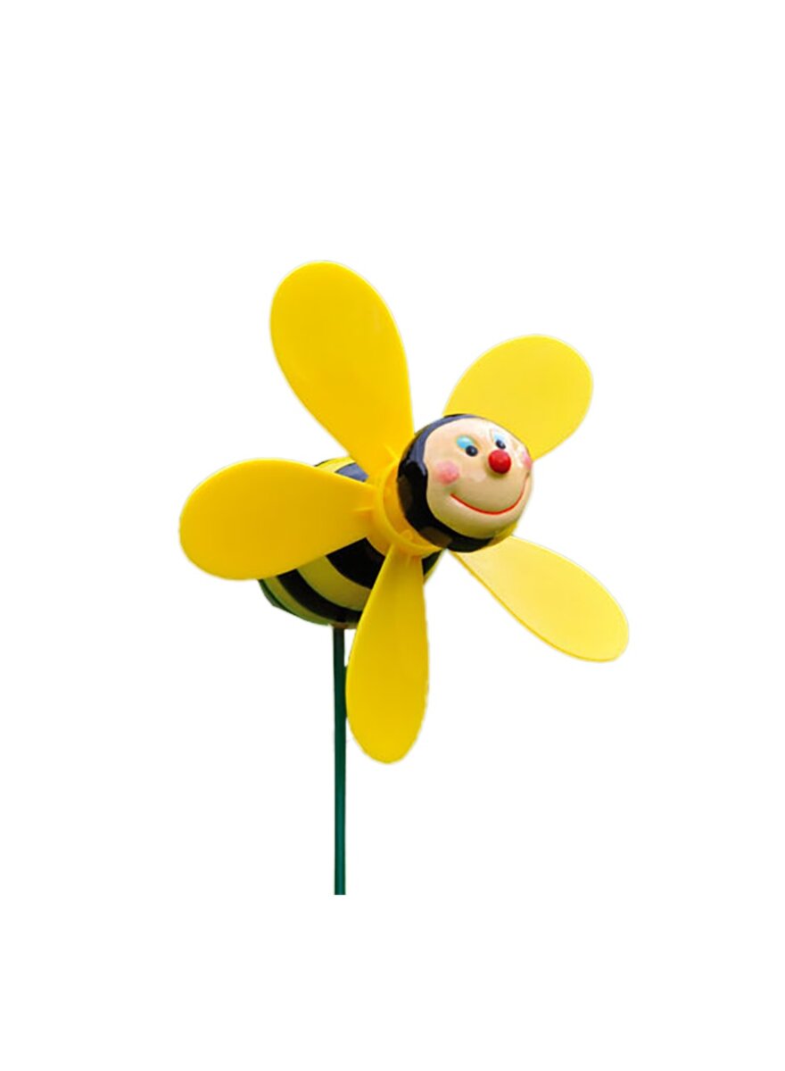 Auf diesem Bild sehen Sie das Produktbild 2 fr BLUMENKASTEN-STECKER HUMMEL MIT WINDRAD