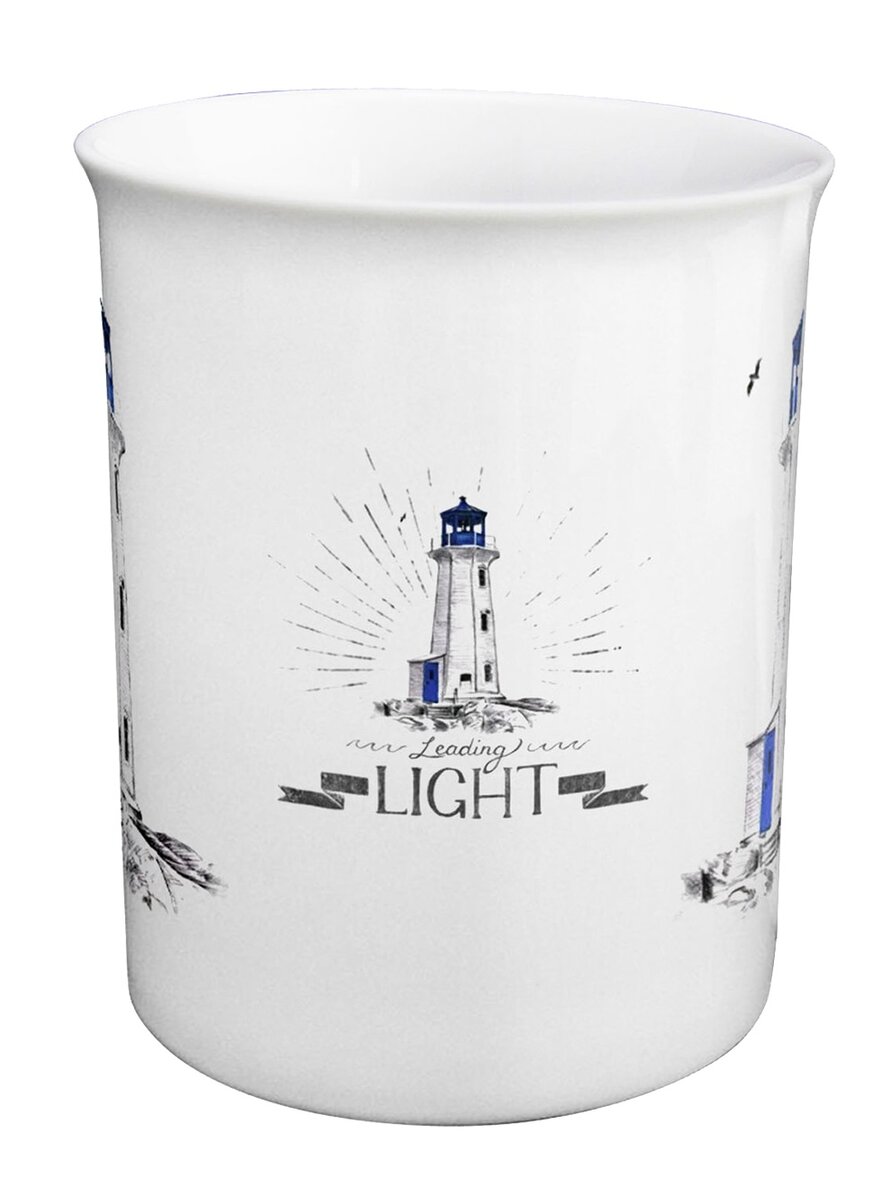 Auf diesem Bild sehen Sie das Produktbild 2 fr PORZELLANBECHER LEUCHTTURM