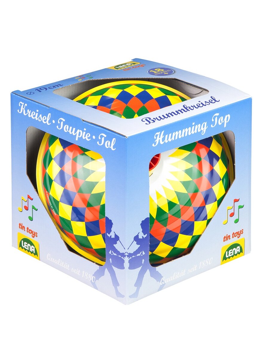 Auf diesem Bild sehen Sie das Produktbild 2 fr BRUMMKREISEL MULTICOLOR 19 CM