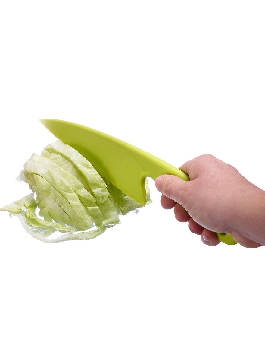 Auf diesem Bild sehen Sie das Produktbild 2 fr SALATMESSER AUS KUNSTSTOFF