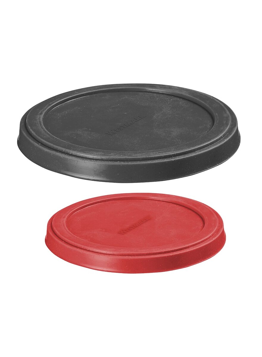 2 FRISCHHALTEDECKEL F. JOGHURT BECHER ETC., RUND, 10 UND 8 CM