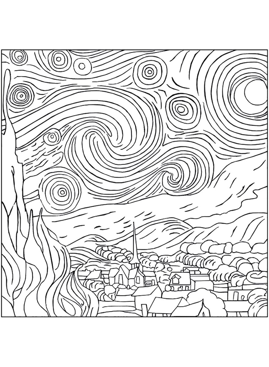 Auf diesem Bild sehen Sie das Produktbild 3 fr AUSMALSET VINCENT VAN GOGH