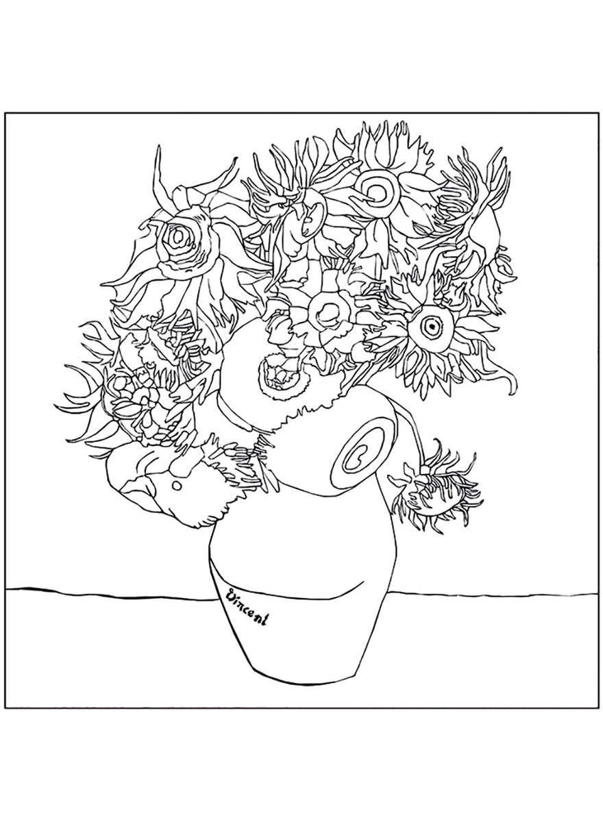 Auf diesem Bild sehen Sie das Produktbild 4 fr AUSMALSET VINCENT VAN GOGH