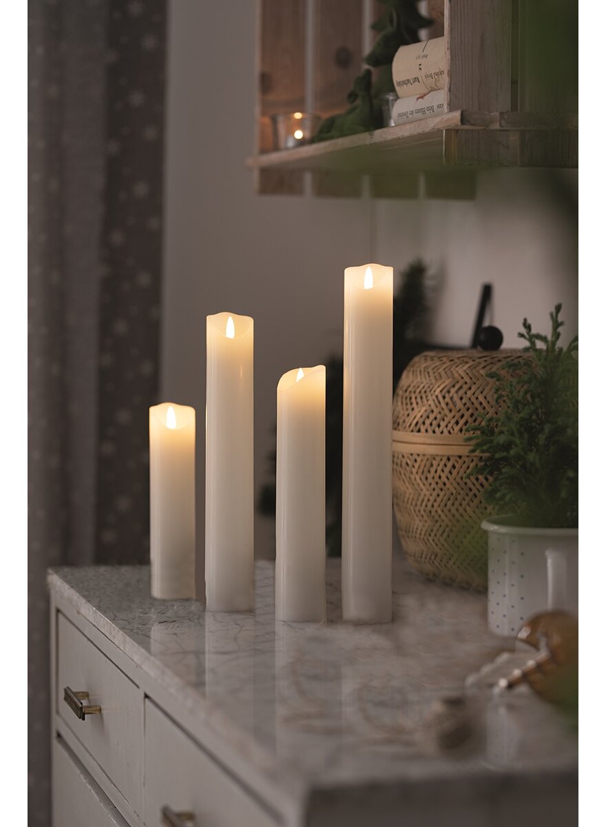 Auf diesem Bild sehen Sie das Produktbild 1 fr LED-KERZE ELEGANCE 4ER-SET