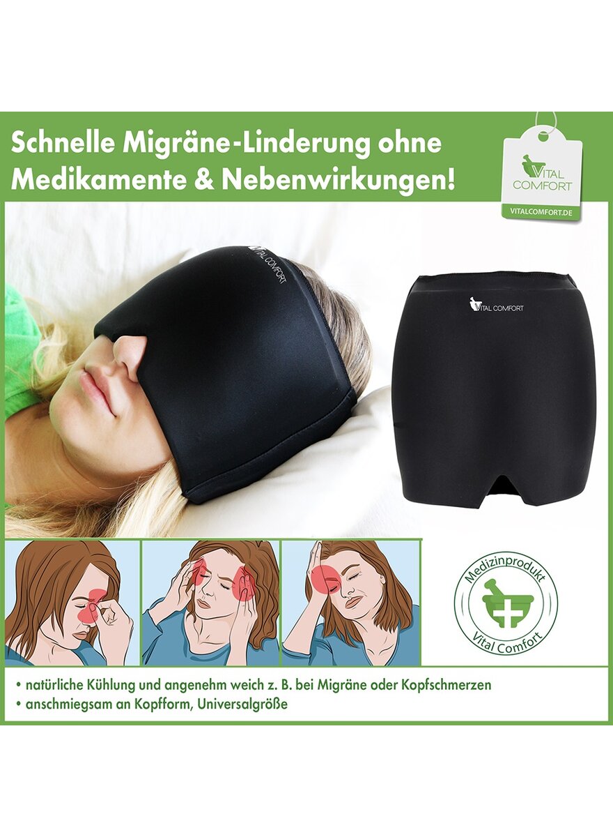 Auf diesem Bild sehen Sie das Produktbild 3 fr ANTI-KOPFSCHMERZ KHLMASKE