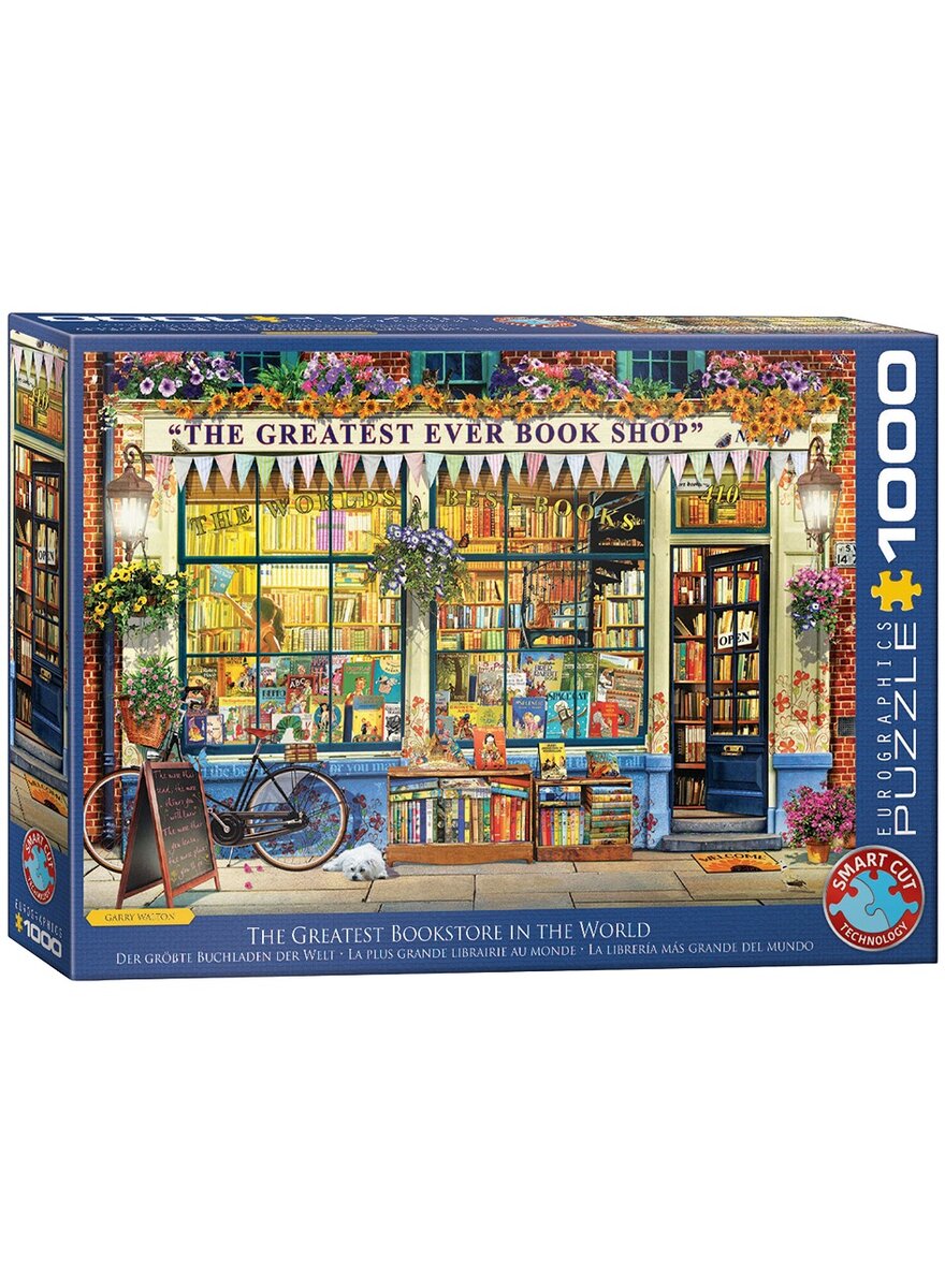 Auf diesem Bild sehen Sie das Produktbild 1 fr PUZZLE DER GRTE BUCHLADEN DER WELT 1000 TEILE