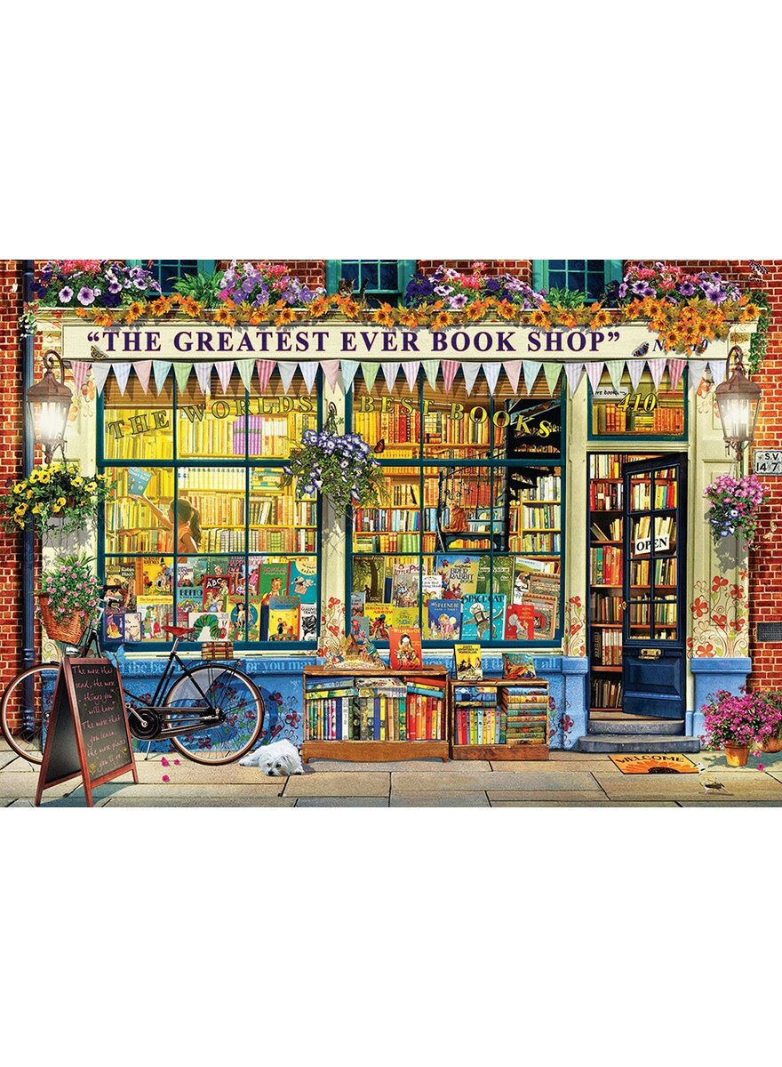 Auf diesem Bild sehen Sie das Produktbild 2 fr PUZZLE DER GRTE BUCHLADEN DER WELT 1000 TEILE