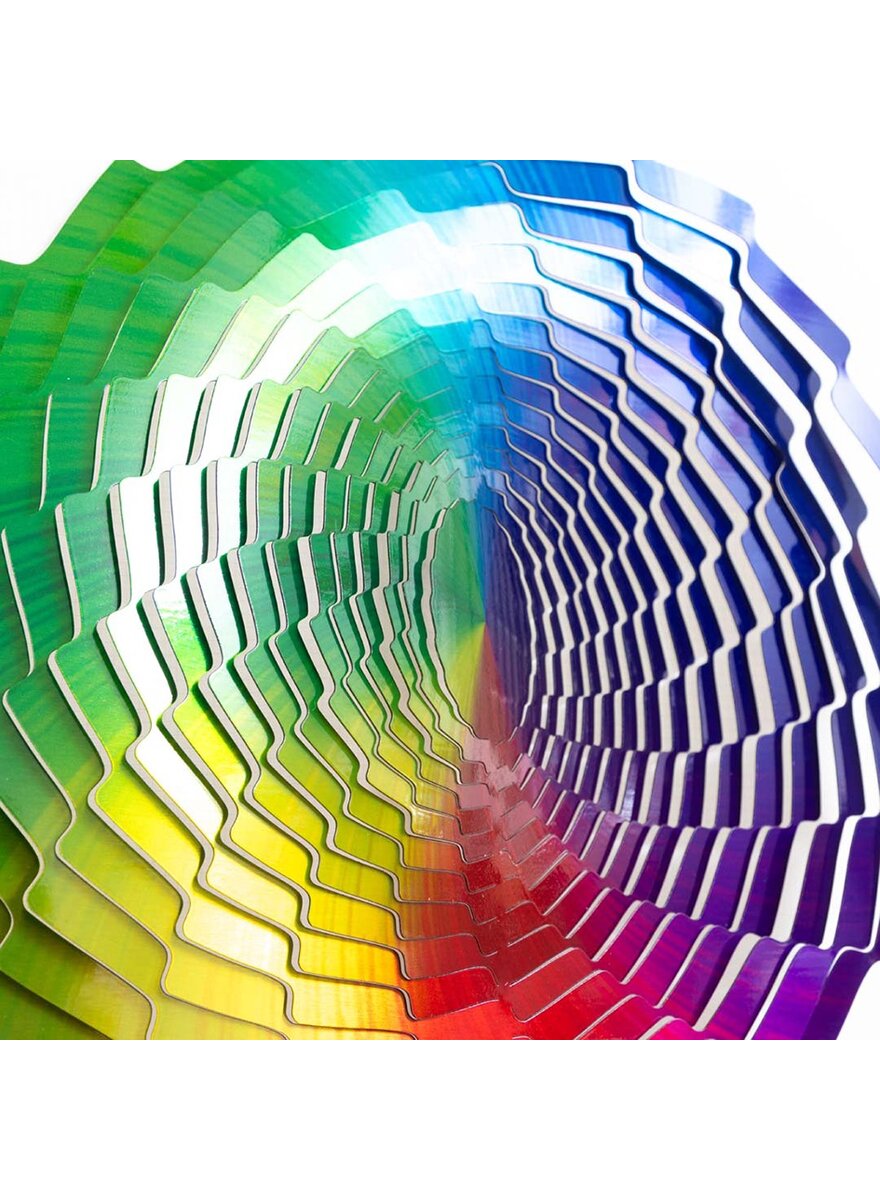 Auf diesem Bild sehen Sie das Produktbild 2 fr 3D-METALL-WINDSPIEL REGENBOGEN BRUNNEN