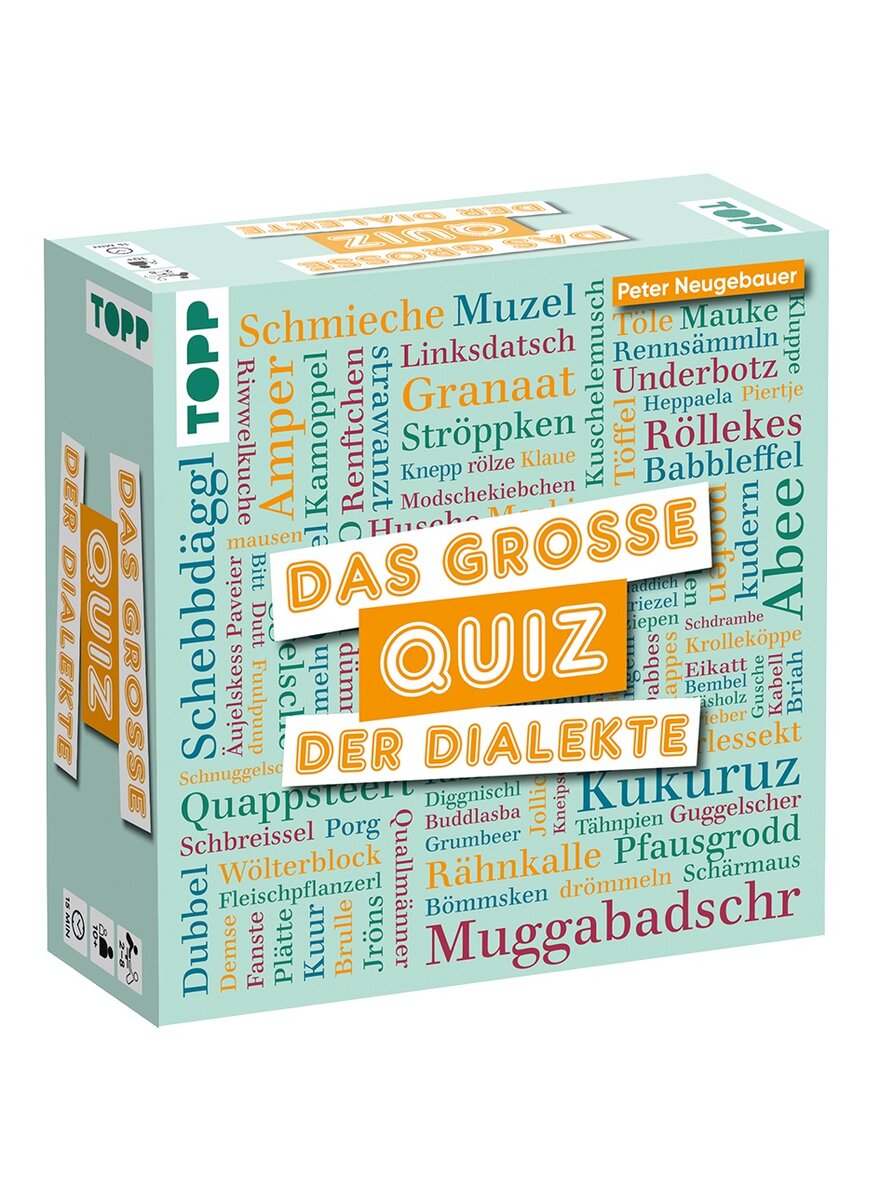 Auf diesem Bild sehen Sie das Produktbild 1 fr DAS GROSSE QUIZ DER DIALEKTE - PETER NEUGEBAUER