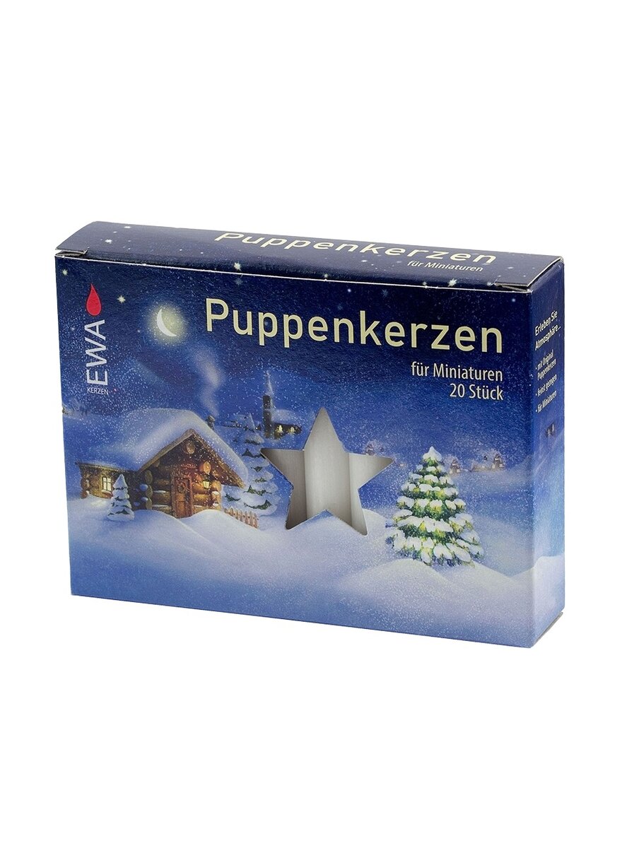 Auf diesem Bild sehen Sie das Produktbild 1 fr PUPPENKERZEN 20ER-PACK