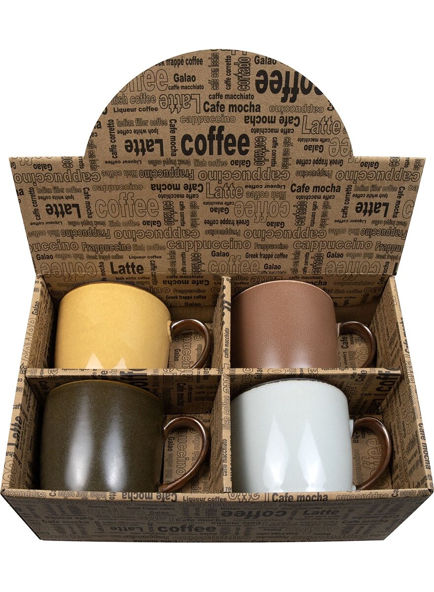 Auf diesem Bild sehen Sie das Produktbild 2 fr BECHERSET JUST COFFEE 4-TLG.