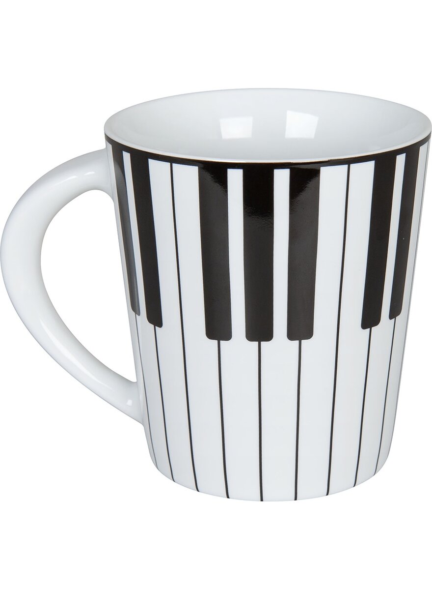 Auf diesem Bild sehen Sie das Produktbild 2 fr PORZELLANBECHER PIANO