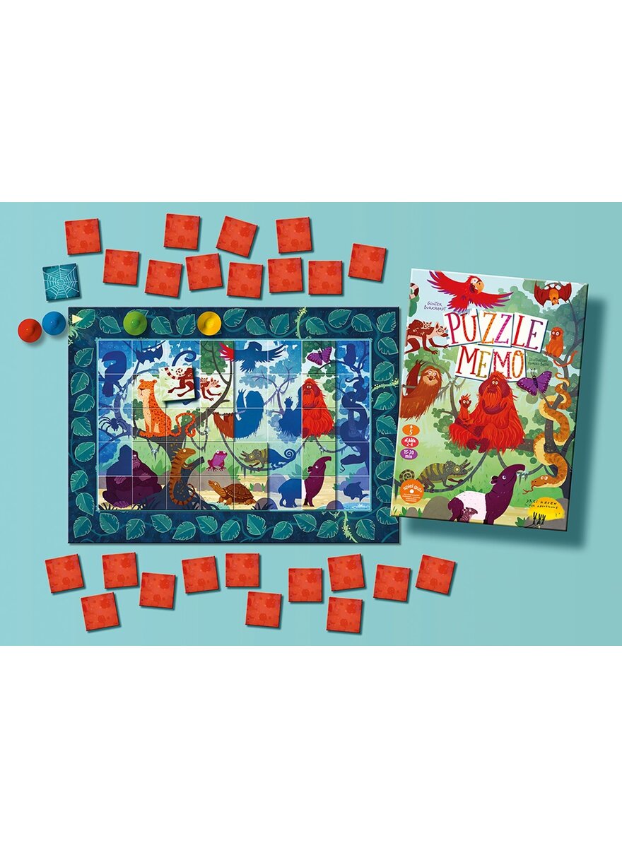 Auf diesem Bild sehen Sie das Produktbild 2 fr PUZZLE-MEMO REGENWALD