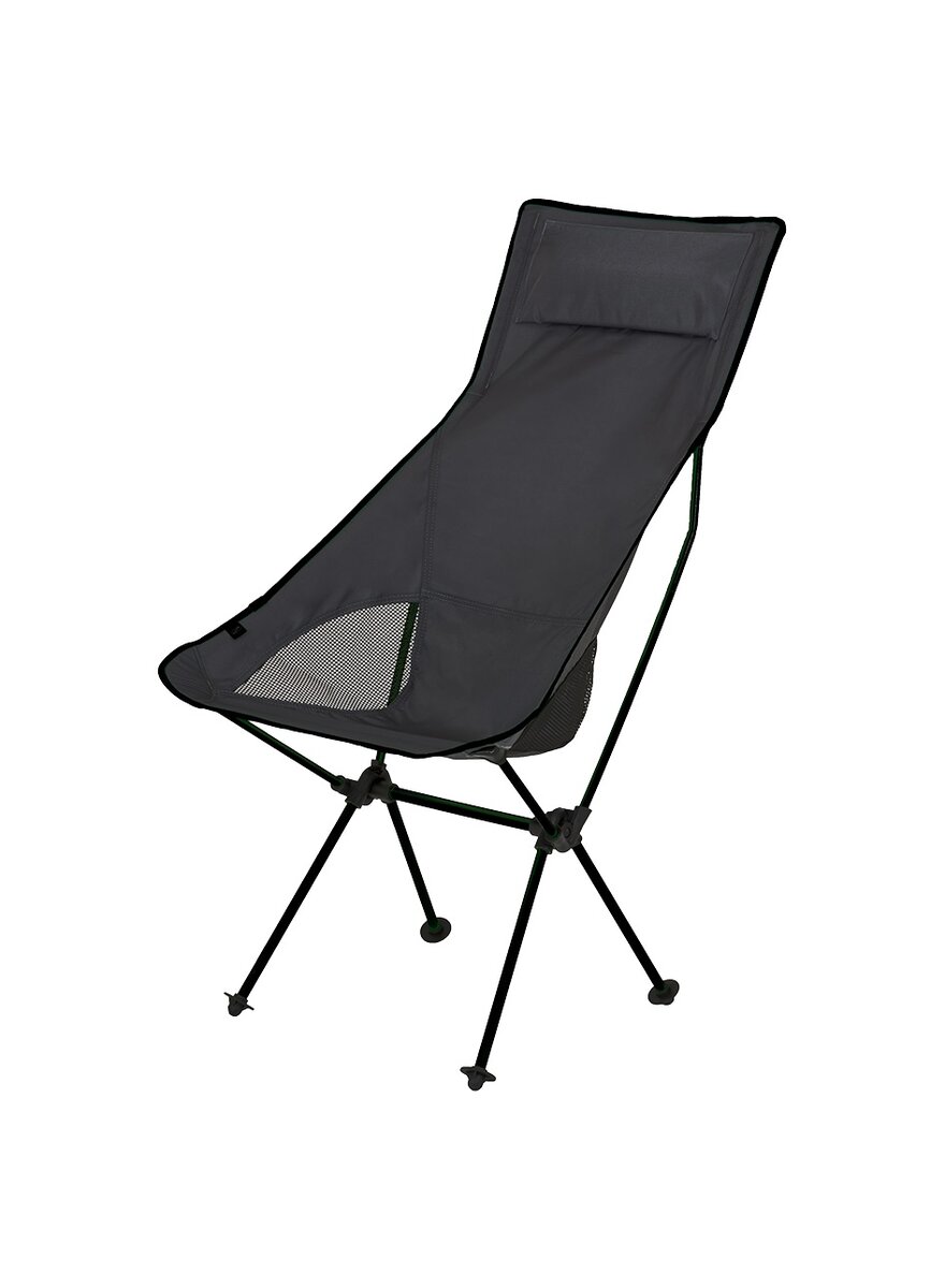 Auf diesem Bild sehen Sie das Produktbild 1 fr REISE- & CAMPINGSTUHL ULTRA- LIGHT HIGH REST SCHWARZ