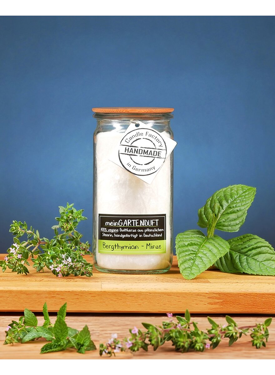 Auf diesem Bild sehen Sie das Produktbild 2 fr DUFTKERZE BERTHYMIAN-MINZE - MEIN GARTENDUFT