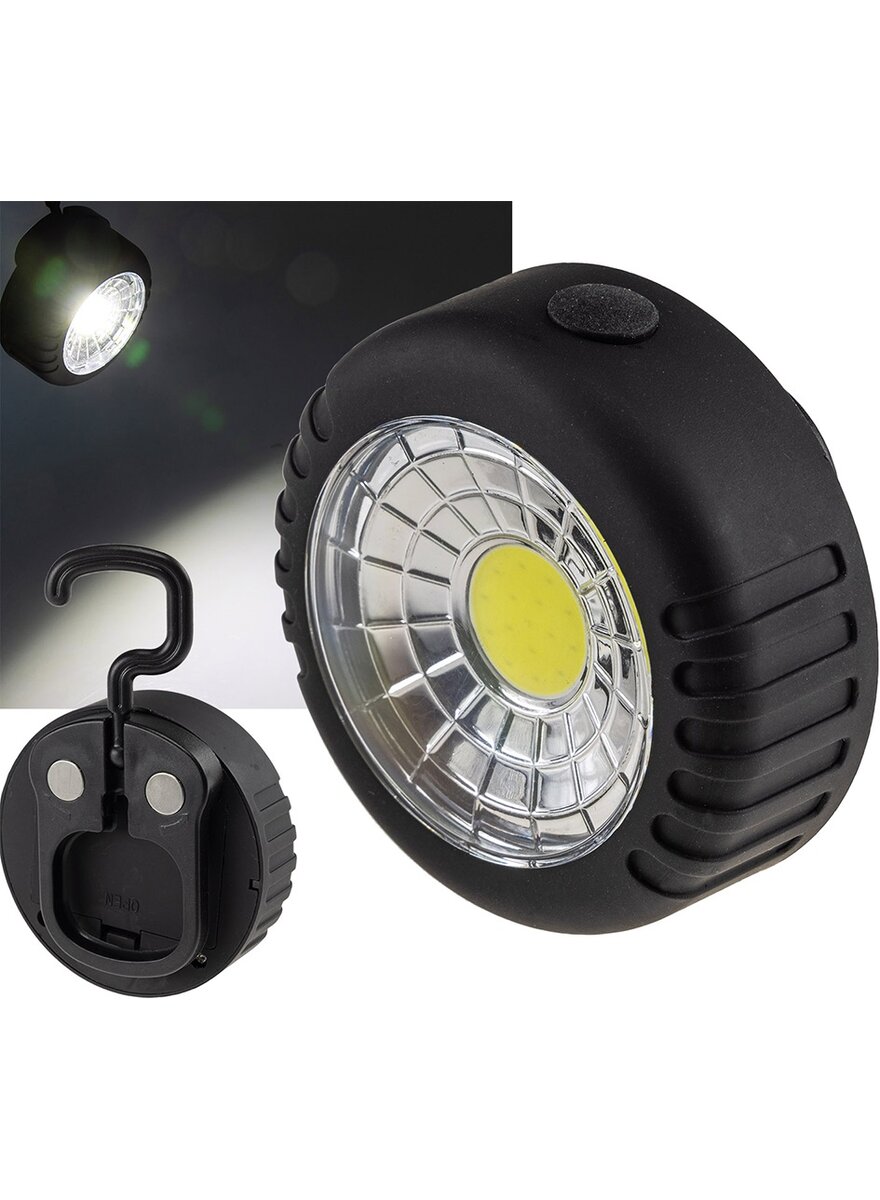 Auf diesem Bild sehen Sie das Produktbild 2 fr LED ARBEITSLEUCHTE COB 100 MIT MAGNET UND AUFHNGEHAKEN